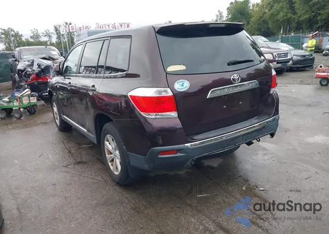 2013 Toyota Highlander из США, поврежденный, VIN 5TDZA3EH7DS037103